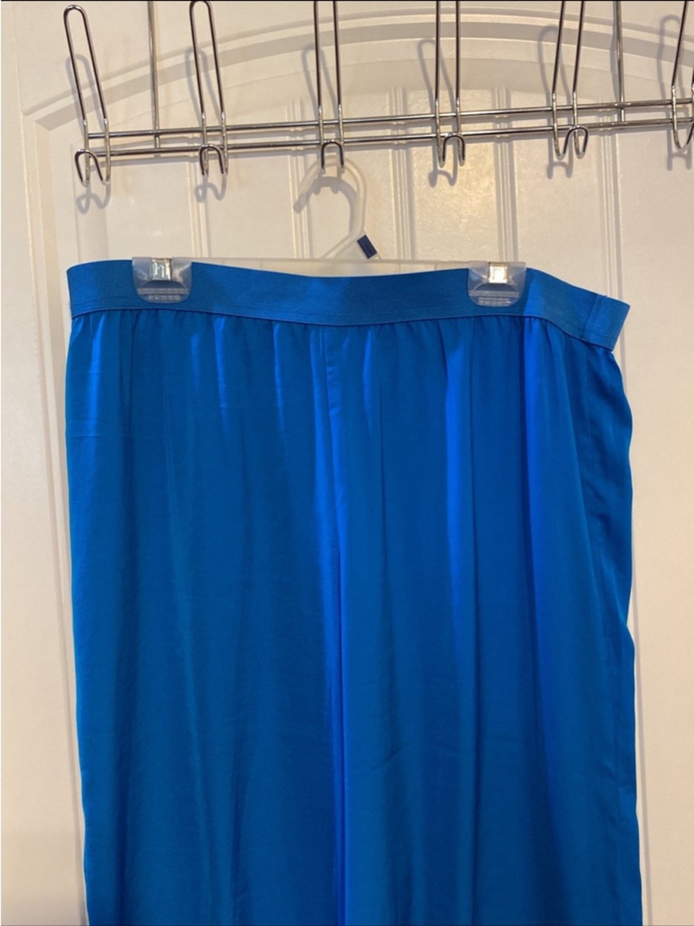Parker Wide-Leg Jumpsuit Pants in Vibrant Blue